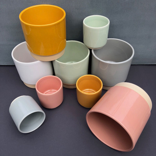 Eno Pot Pflanztopf in vielen Farben wei 10 cm