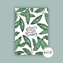 Postcard A6 happy by Frollein Schmid