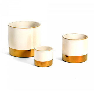 bertopf Juna wei / gold